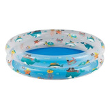 Piscina Inflável Redonda 90cmx20cm 90l Azul Mor