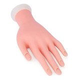 Mão Para Treino Manicure Silicone Unhas Gel Dedo Pratica