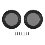 Círculo Decorativo Para Altavoz, 2 Piezas, Cubiertas Metálic