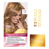 Kit Tintura L'oréal Paris  Excellence Kit Tintura L'oréal Paris Excellence Creme Tono 7.3 Rubio Dorado Para Cabello