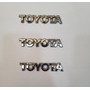 Emblema Letra Toyota De Fortuner  2006 Al 2018 7cm Compuerta Toyota Fortuner