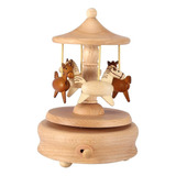 Carrusel Caja De Música Caballo Merry Go Round Musical Gire