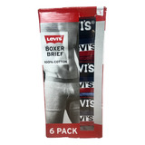 Boxer Brief Levi´s Caballero Original Pack 6 100% Algodon