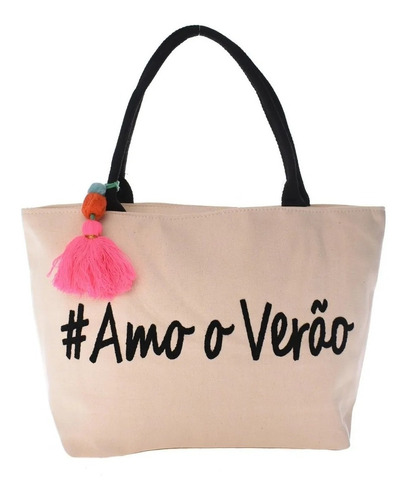 Bolsa Feminina Sacola Para Praia E Piscina Grande Reforçada