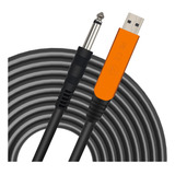 Cable Para Guitarra O Bajo Usb / Plug 