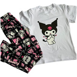 Pijama Kuromi  Niña Piel De Durazno 