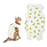 Traje Ropa Post Operatorio Para Gatos Ropa Talla M / Alba Ho