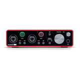 Interface De Audio Focusrite Scarlett 2i2 4ta Gen Color Rojo