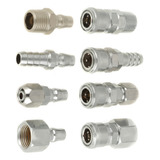 Conector Manguera Compresor 8pcs Bsp 1/2 Neumático Air Quick