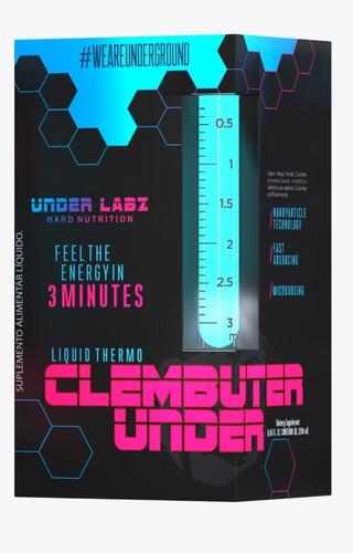 Thermo Clembuter 250ml - Under Labz - Energia Em 3 Minutos  