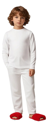 Ropa Térmica Pijama Unisex Niño Niña Pantalón Y Playera