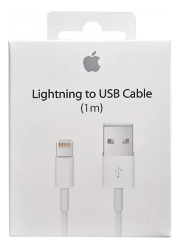 Cabo Apple Original, De Lightning Para Usb, 1 Metro - A1480