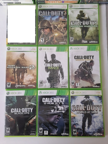 Juegos De Call Of Duty Xbox 360 ,,, 1 Juego A Escoger 