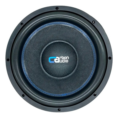 Bocina tipo woofer Carbon Audio CA-SW01K12PR para carro\u002Fcamioneta color negro 12\