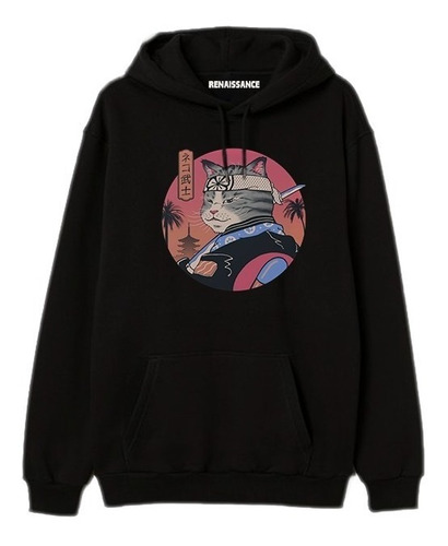 Buso Buzo Hoodie Unisex Gato Aesthetic Arte Vintage Grunge