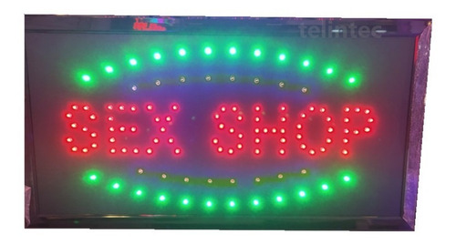 Painel De Led Luminoso Placa Sex Shop Led Pisca