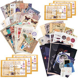 186 Piezas De Suministros Vintage De Scrapbooking, Pega...