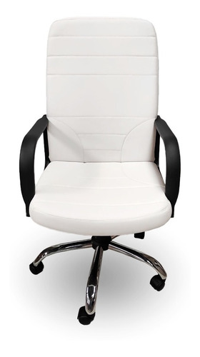 Sillón Escritorio Pc  Ergonomico Tango White Crom