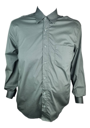 Camisa Social Masculina Verde 100% Algodão Elegante Moderna