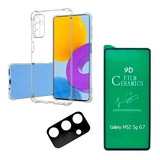 Capa + Pelicula 9d Ceramica + Pel Camera Para Galaxy M52 5g