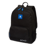 Mochila Playstation Combo Cor Preto