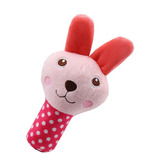 Peluche Masticable Rose Red Rabbit Para Mascotas, Resistente