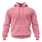 Blusa De Frio Moletom Masculino Canguru Liso Grosso Full