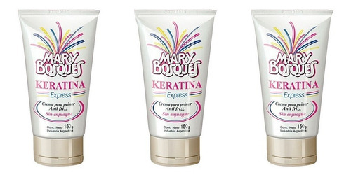 3 Mary Bosques Keratina Express Crema Peinar 150 G - 3c