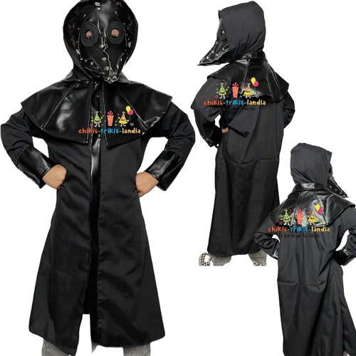 Disfraz Compatible Cuervo\u002F Dr. Peste Negra Niños Halloween | Envío gratis