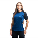 Camisa Dry Fit Feminina Academia Raglan Com Proteção Uv