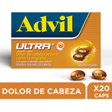 Advil Ultra Alivio De Los Dolores De Cabeza Severos Como La 
