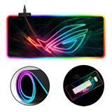 Mouse Pad Gamer Neon Rgb Extra Grande Speed Usb 80x30cm Led