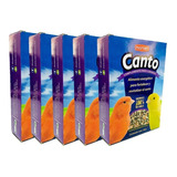5 Cajas De Alimento Canto 120 G. Para Canarios 