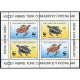 1992 Wwf Fauna- Tortugas- Chipre Turco (bloque) Mint