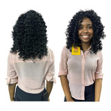 Peruca Wig Cacheada 35 Cm - Black Beuaty