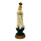 Virgen De Fátima En Porcelana 11 Cm + Novena