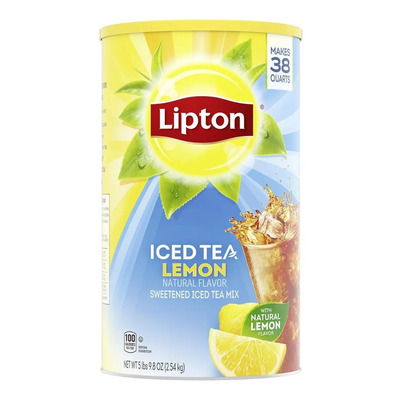 Lipton Te Iced Tea Lemon Endulzado Polvo 2.54kg Importado | Envío gratis