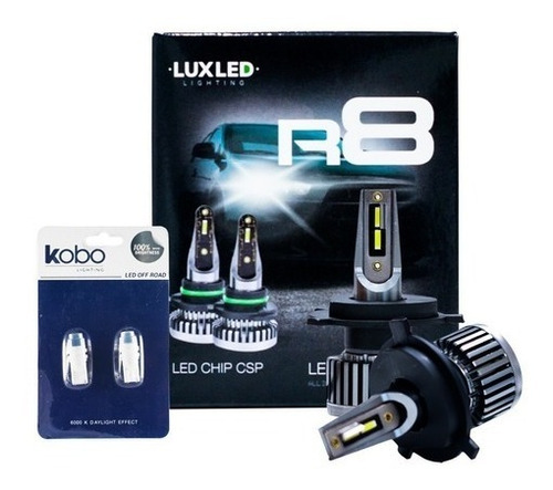 Kit Cree Led R8 42w 12v Chip Csp Sin Cooler 60000 Lum + 2t10