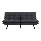 Futon Memory Sofa Cama/ Diseño Elegante Negro  Moderno