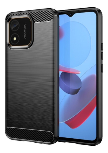Capa Para Huawei Honor X5 4g (tela 6.5) Carbon Fiber