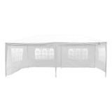 Toldo Carpa Reforzado Con Paredes 3x6 Metros Blanco Eventos