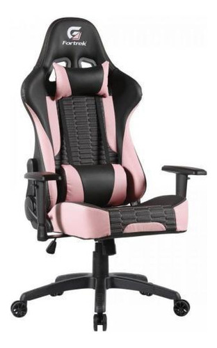 Cadeira Gamer Fortrek Cruiser Preta/rosa - Conforto E Estilo
