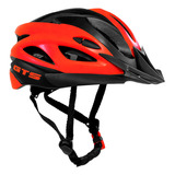 Capacete Ciclismo Bike Gts Com Sinalizador Led E Viseira