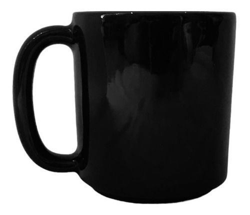 Taza / Mug Ceramica Negra Lisa C/ Asa (8,5x8cm) - Linea Full