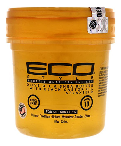 [nuevo Paquete De 3] Eco Styling Gel Versión De Oro .