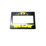 Porta Placa Moto Universal Placa Grande Batman Logo 