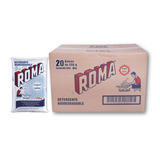 Caja 20 Pack Detergente En Polvo Roma Multiusos 250gr C/u