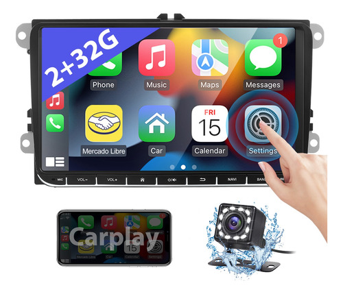 Autoestereo Pantalla Android Vw Golf Bora Tigua Jetta 