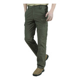 Pantalones Tipo V Para Hombre, Estilo Cargo, Casual, Delgado