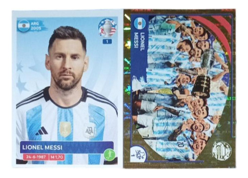 Lionel Messi Arg19 Y Leg6 - Figuritas Copa América Usa 2024